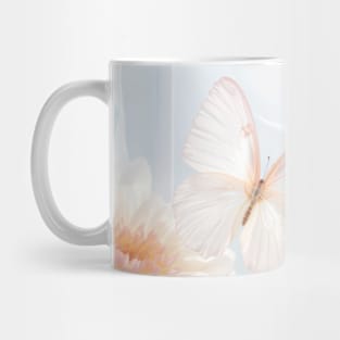 Butterfly Flower Nature Serene Tranquil Mug